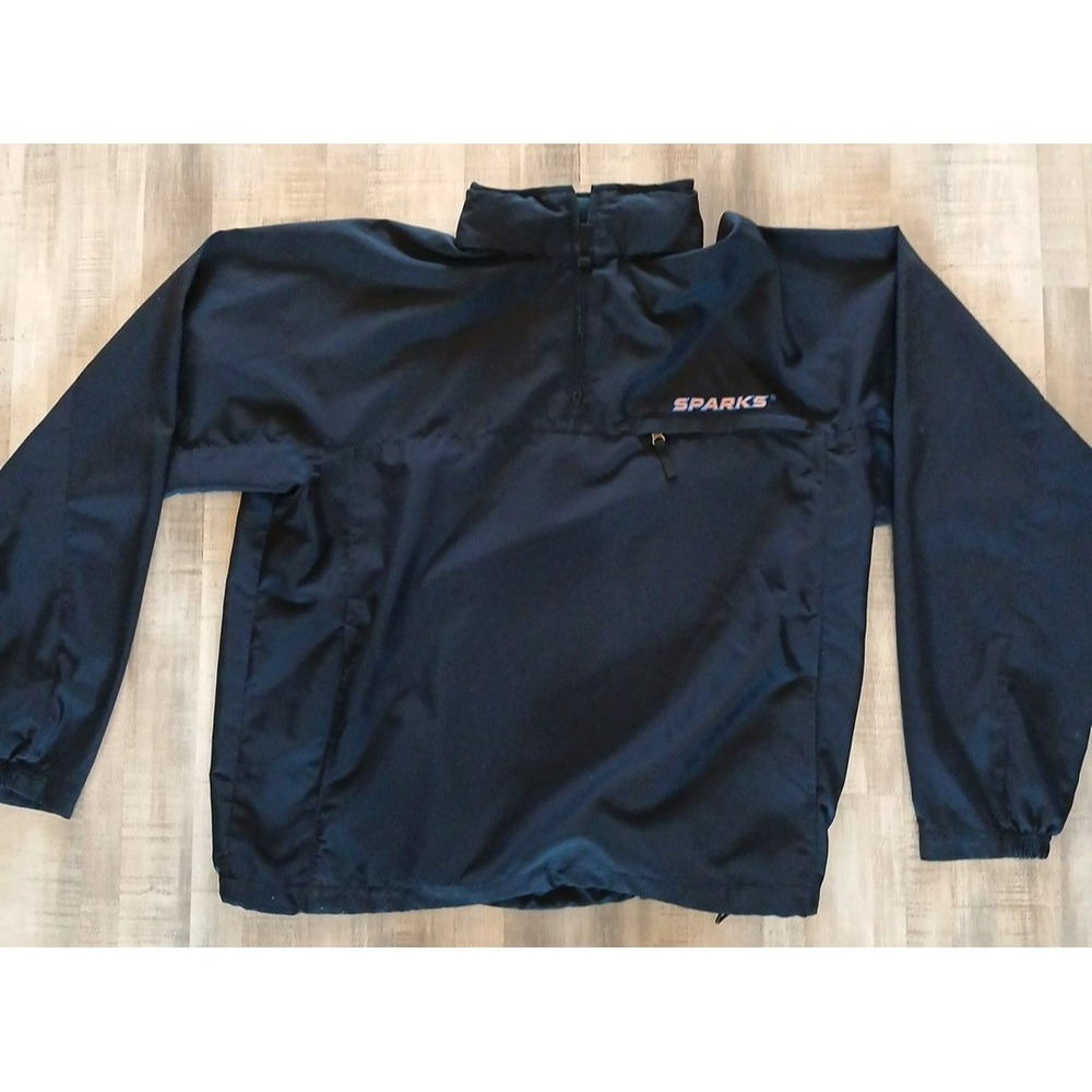 Cutter & Buck Virtue 1/4 Zip Pullover Mens Size XL Black Hoodie Hidden SPARKS